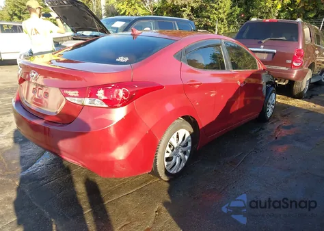 2013 Hyundai Elantra Gls from USA, damaged, VIN 5NPDH4AE0DH200333